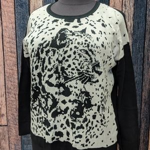 Kensie Leopard Sweater
